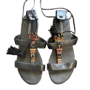 H&M tie up sandals | Size 39